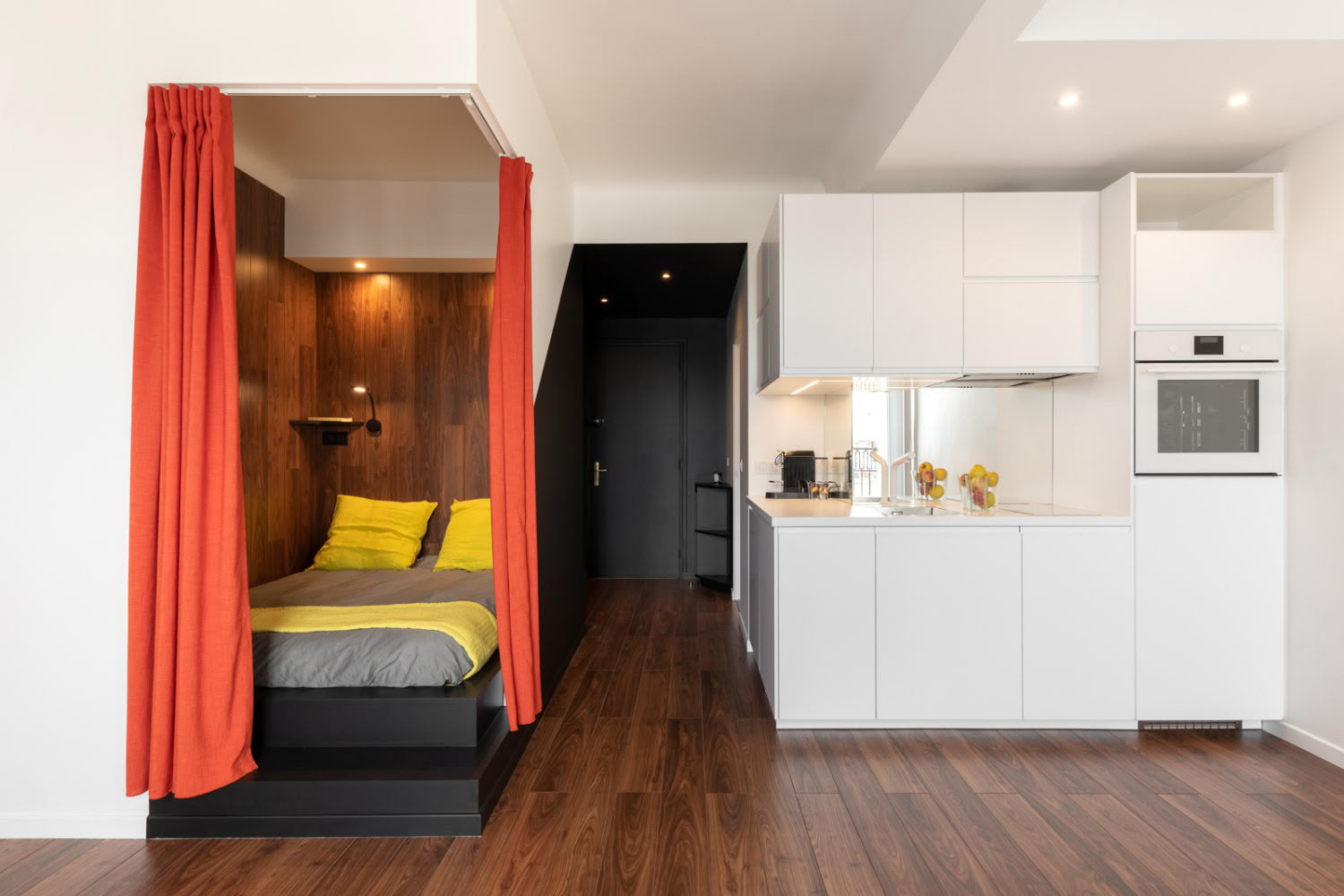 Aménagement d'un studio Art Déco par Guillaume Steffanus, architecte d'intérieur à Metz.