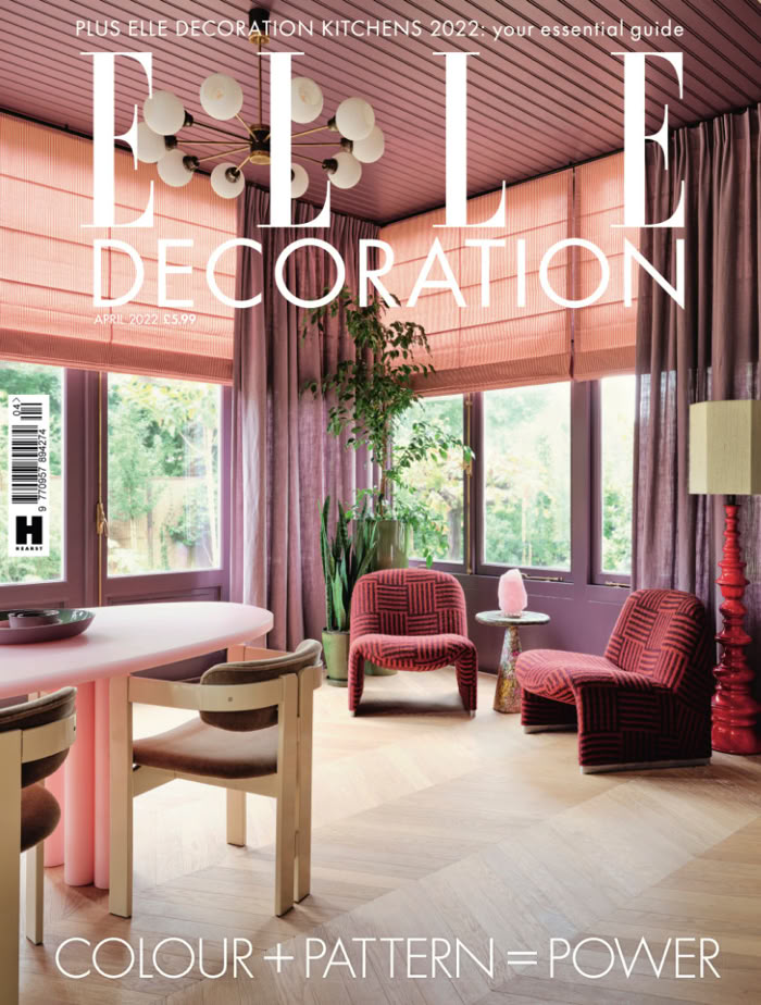 Publication de l'architecte d'intérieur Guillaume Steffanus dans le magazine Elle Decoration UK