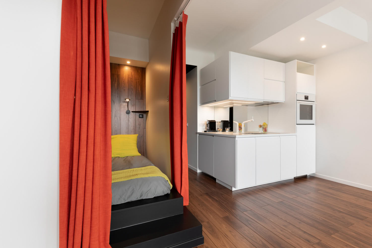 Concept de "Black Box" pour l'optimisation d'un petit appartement, expertise disponible en Moselle Est.